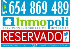 Cartel Pegatina RESERVADO