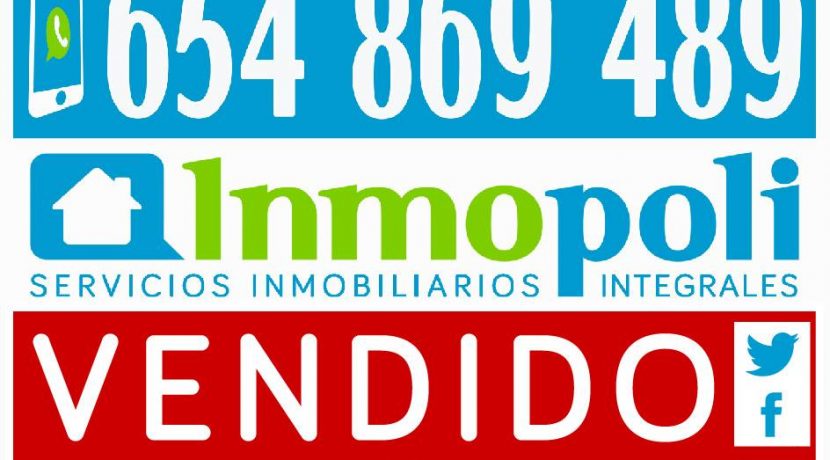 Cartel pegatina VENDIDO